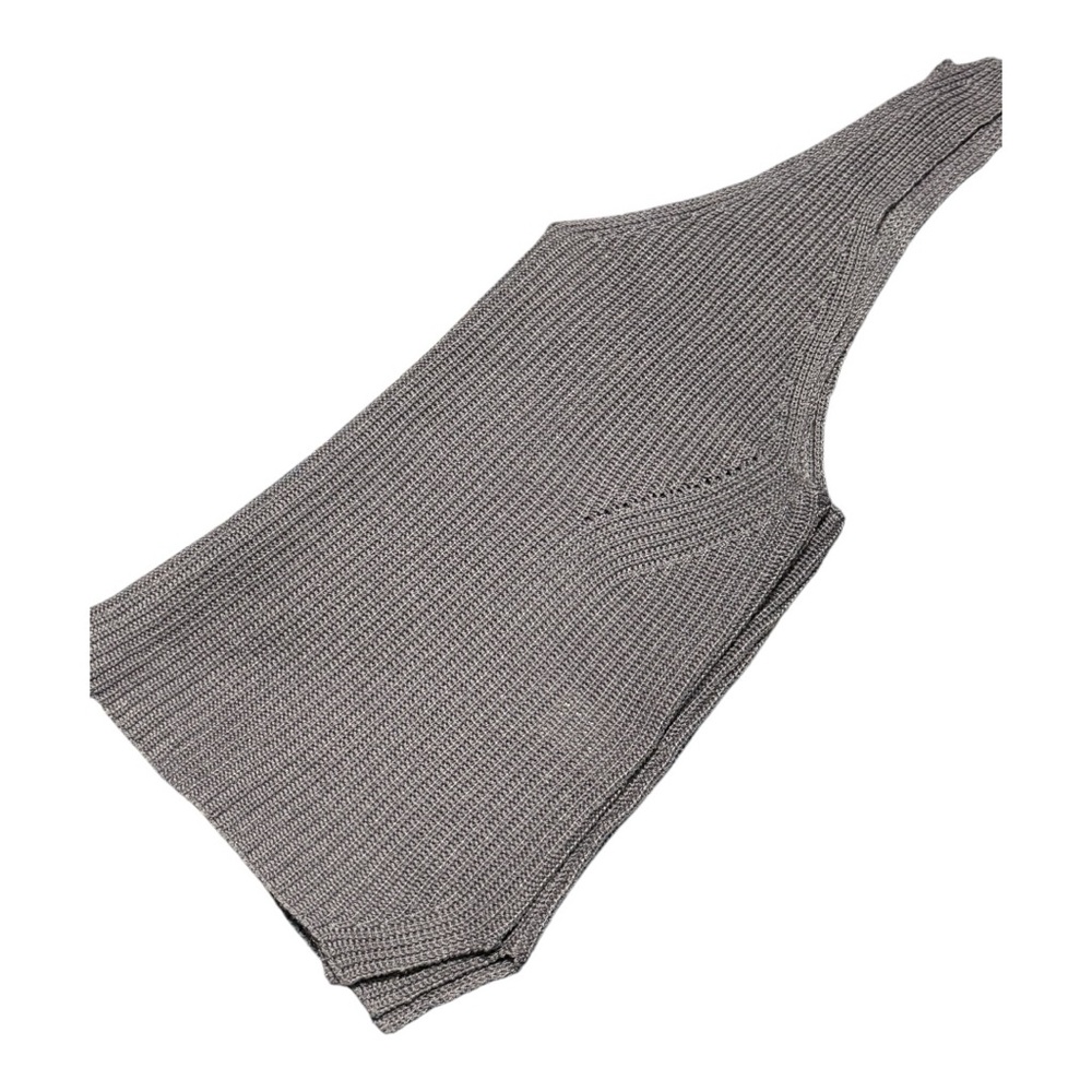 Gentle Fawn Lisette Tank Top Knit Small Indigo Blue V-Neck Side Slits Spring - Picture 9 of 11